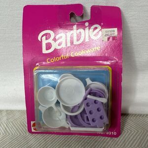 MATTEL BARBIE‎ COLORFUL COOKWARE #9310 NEW 1992